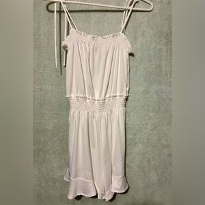 Cute white  shorts romper